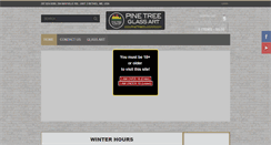 Desktop Screenshot of pinetreeglassart.com